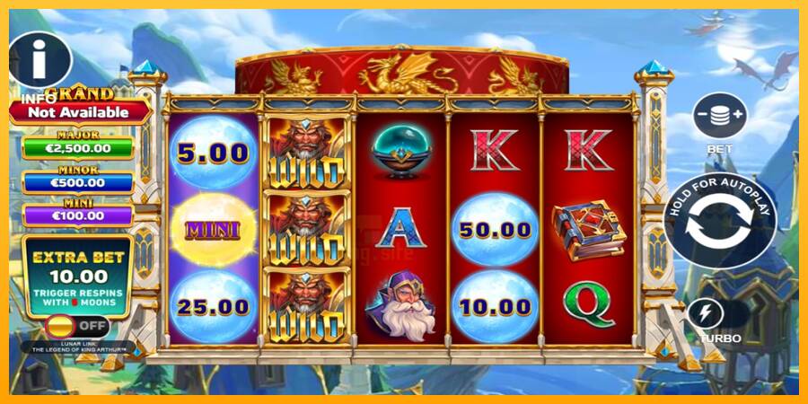 Lunar Link: The Legend of King Arthur gaming machine for money, picture 1