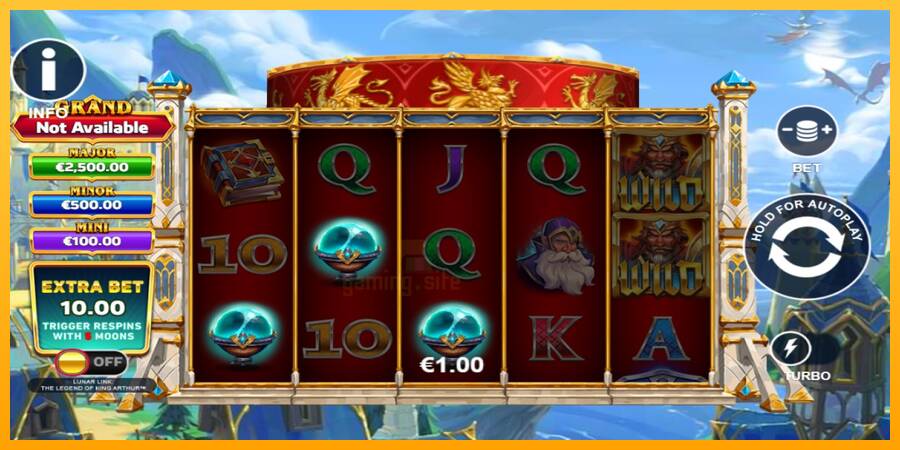 Lunar Link: The Legend of King Arthur gaming machine for money, picture 3