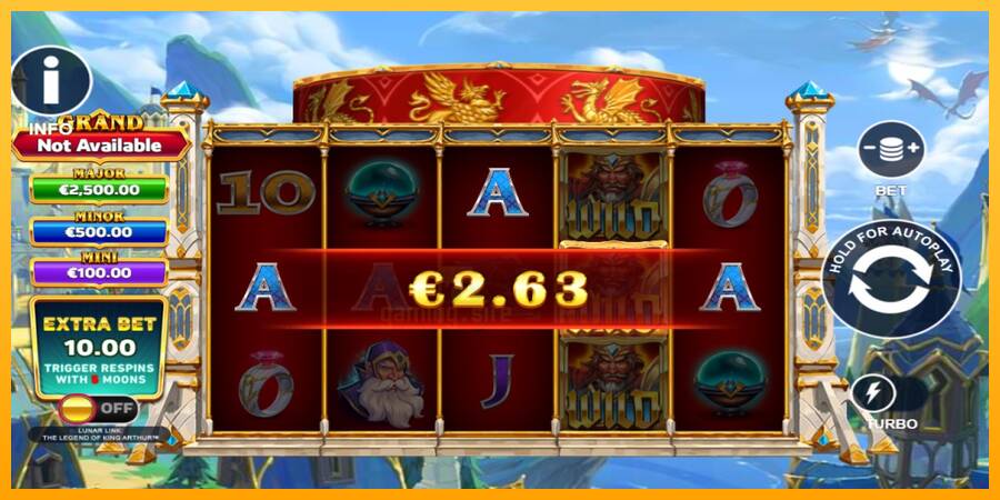 Lunar Link: The Legend of King Arthur gaming machine for money, picture 4