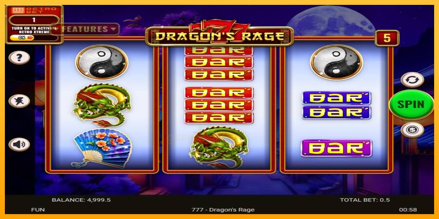 777 - Dragons Rage gaming machine for money, picture 2