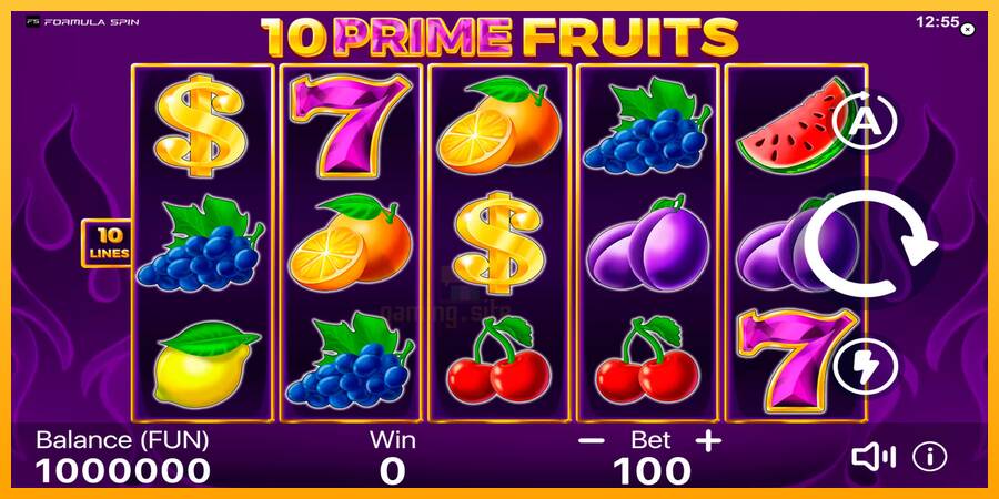 10 Prime Fruits gaming machine for money, picture 1