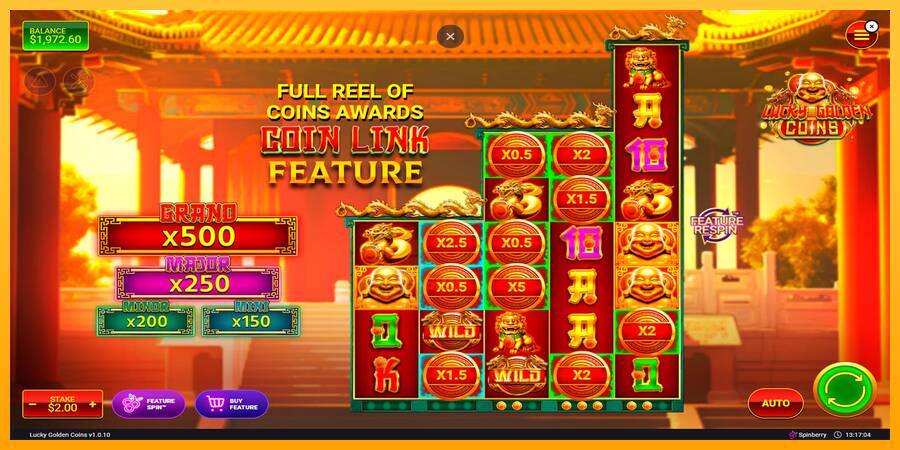 Lucky Golden Coins gaming machine for money, picture 4