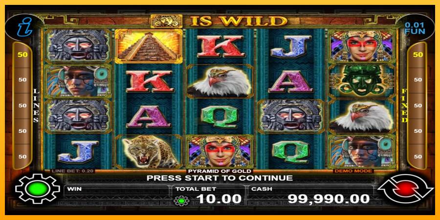 Pyramid of Gold gaming machine for money, picture 1