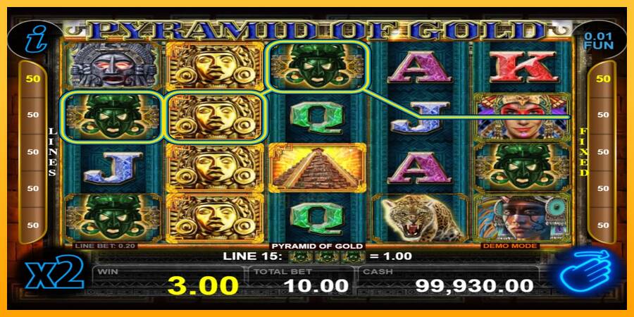 Pyramid of Gold gaming machine for money, picture 2