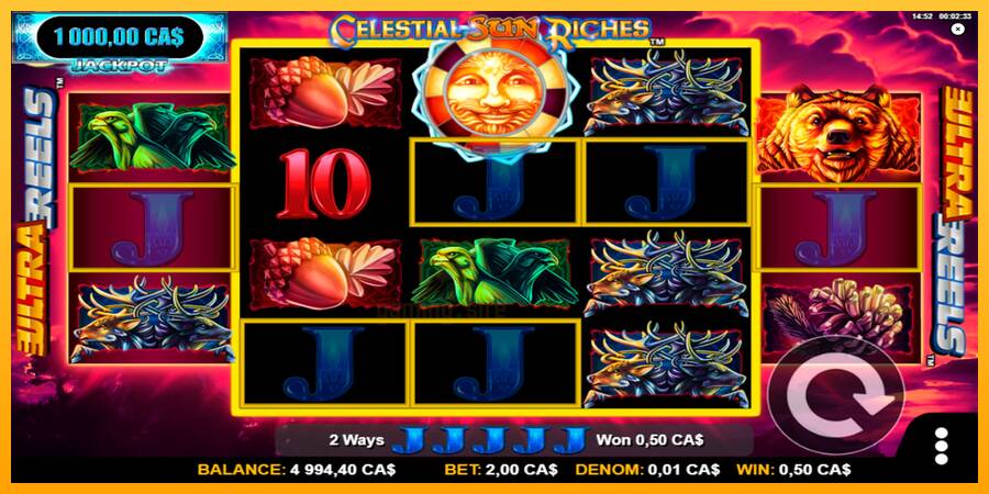 Celestial Sun Riches gaming machine for money, picture 4