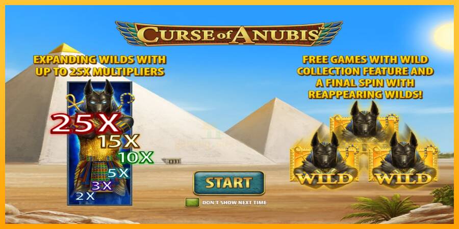 Curse of Anubis gaming machine for money, picture 1