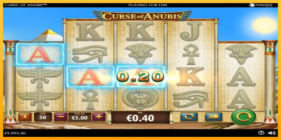 Curse of Anubis gaming machine for money, picture 2