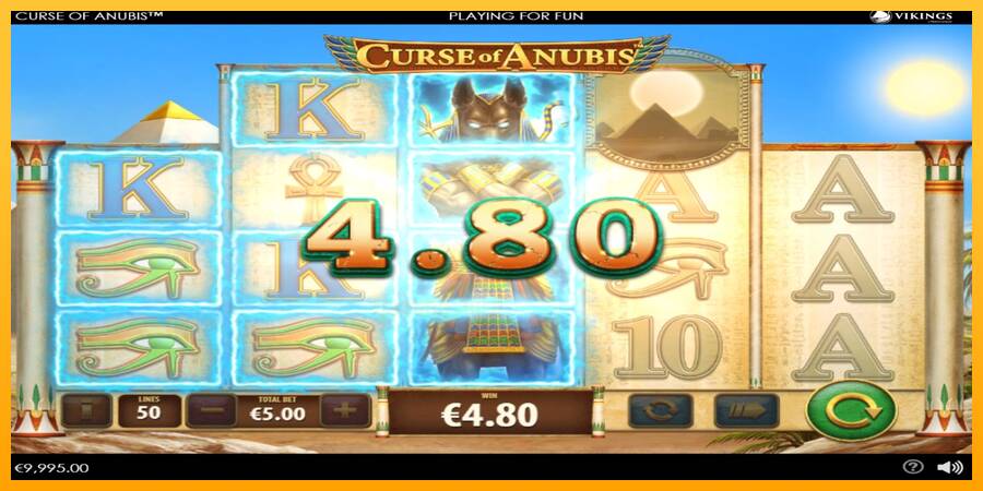 Curse of Anubis gaming machine for money, picture 3