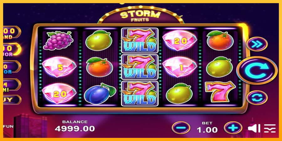 Storm Fruits gaming machine for money, picture 3