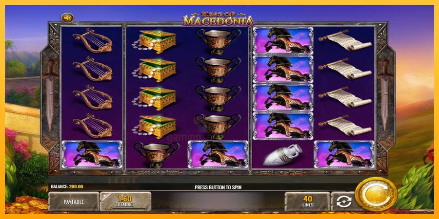 King of Macedonia gaming machine for money, picture 1