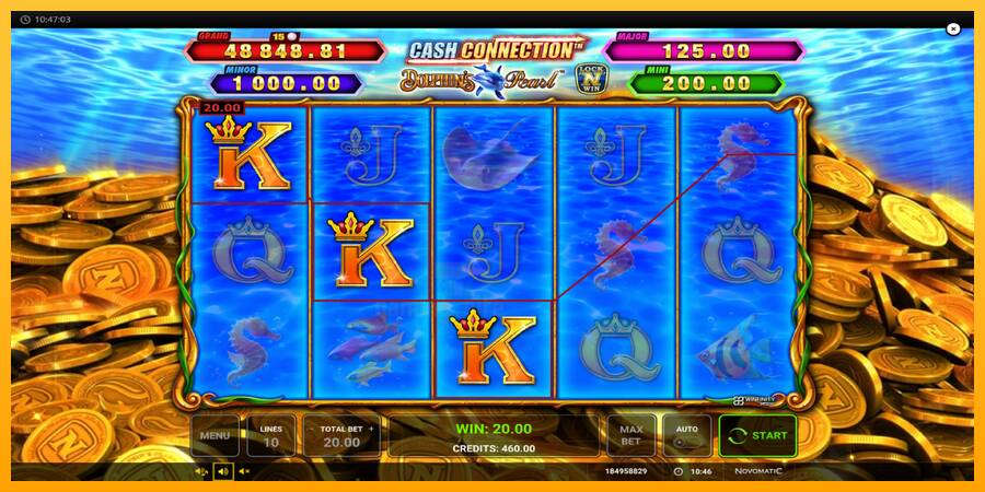 Cash Connection Dolphins Pearl gaming machine for money, picture 3