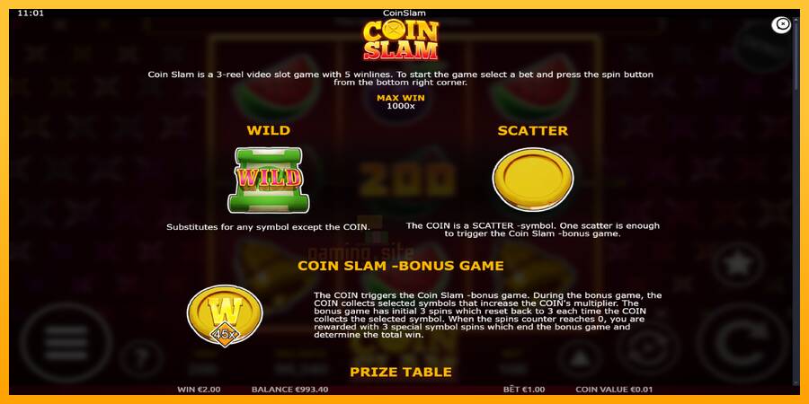 Coin Slam gaming machine for money, picture 5