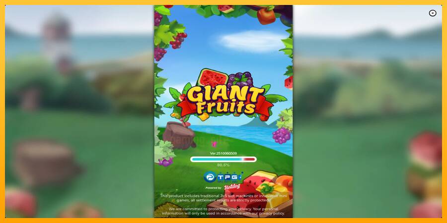 Giant Fruits gaming machine for money, picture 1