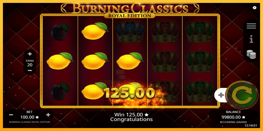 Burning Classics Royal Edition gaming machine for money, picture 3