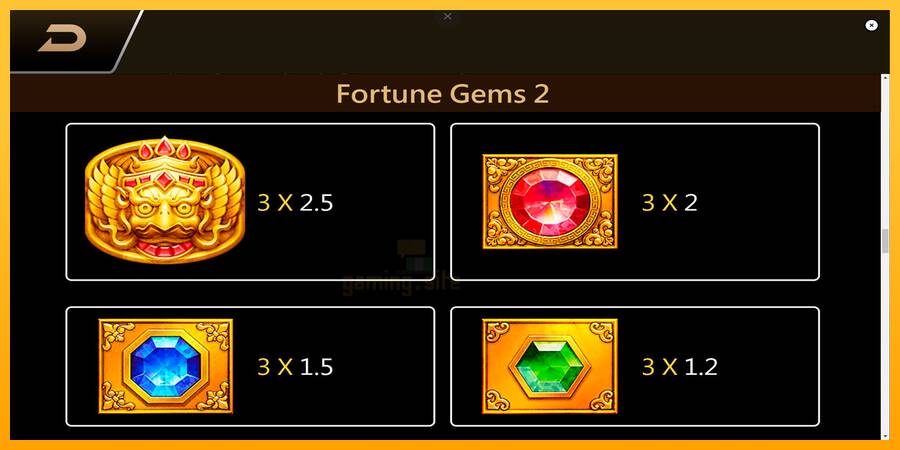 Fortune Gems 2 gaming machine for money, picture 6