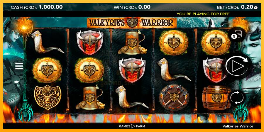 Valkyries Warrior gaming machine for money, picture 1