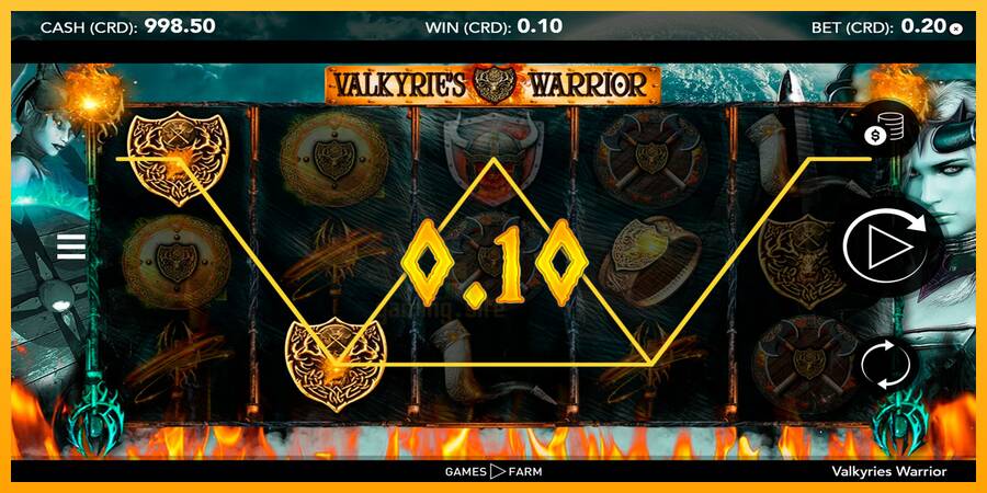 Valkyries Warrior gaming machine for money, picture 3