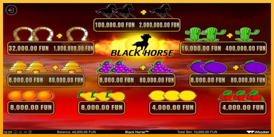 Black Horse gaming machine for money, picture 4