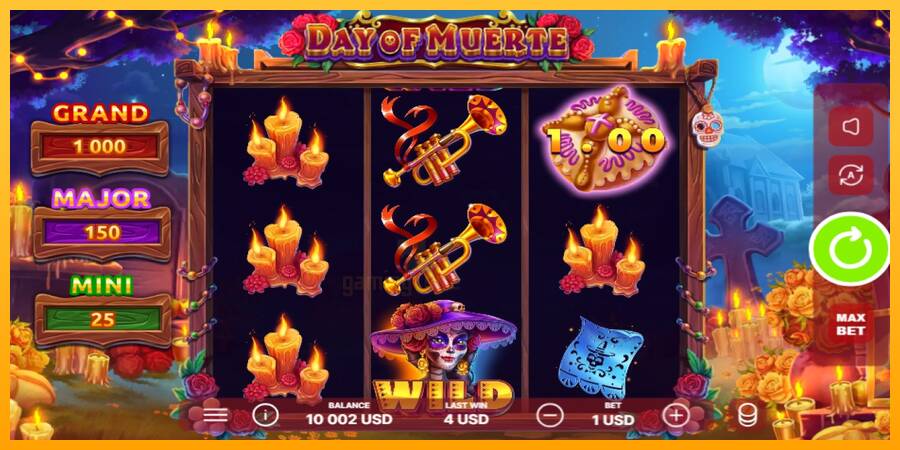 Day of Muerte gaming machine for money, picture 4