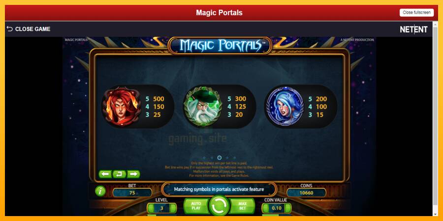 Magic Portals gaming machine for money, picture 6