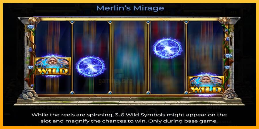 Merlins Mirage gaming machine for money, picture 4