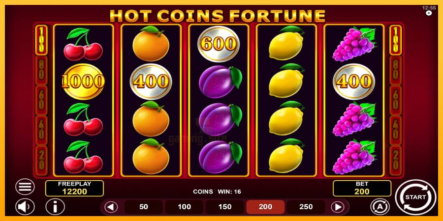 Hot Coins Fortune gaming machine for money, picture 2