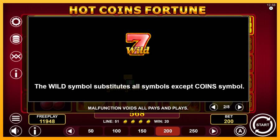 Hot Coins Fortune gaming machine for money, picture 6