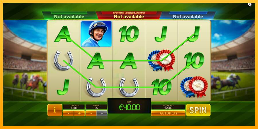 Frankie Dettori Sporting Legends gaming machine for money, picture 3