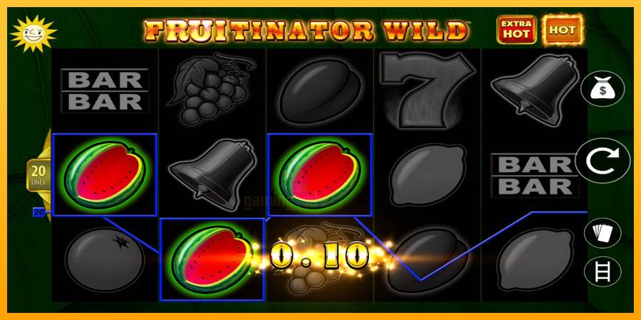 Fruitinator Wild gaming machine for money, picture 2