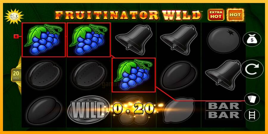 Fruitinator Wild gaming machine for money, picture 3