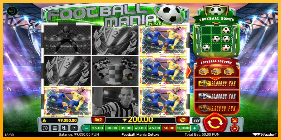 Football Mania Deluxe gaming machine for money, picture 4