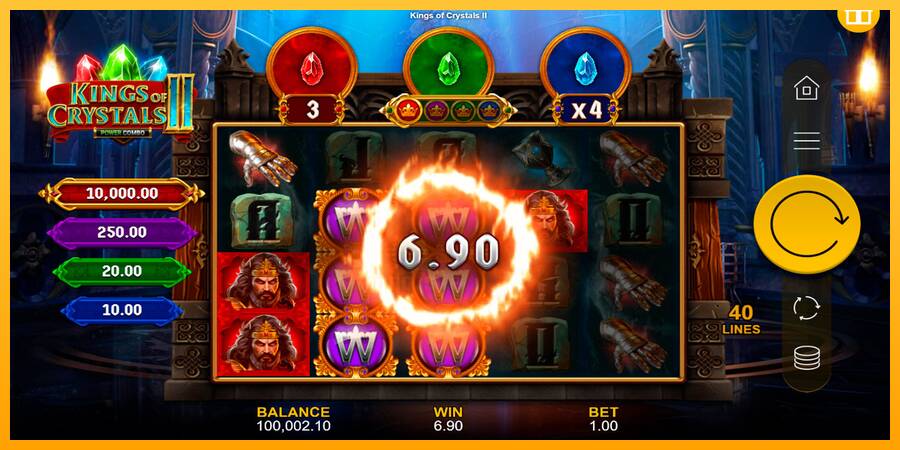 Kings of Crystals II Power Combo gaming machine for money, picture 4