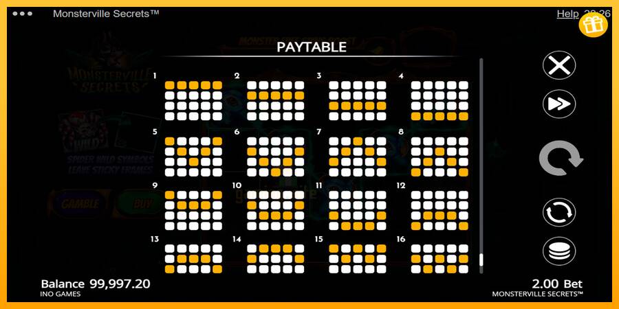 Monsterville Secrets gaming machine for money, picture 7