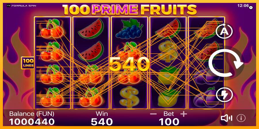 100 Prime Fruits gaming machine for money, picture 3