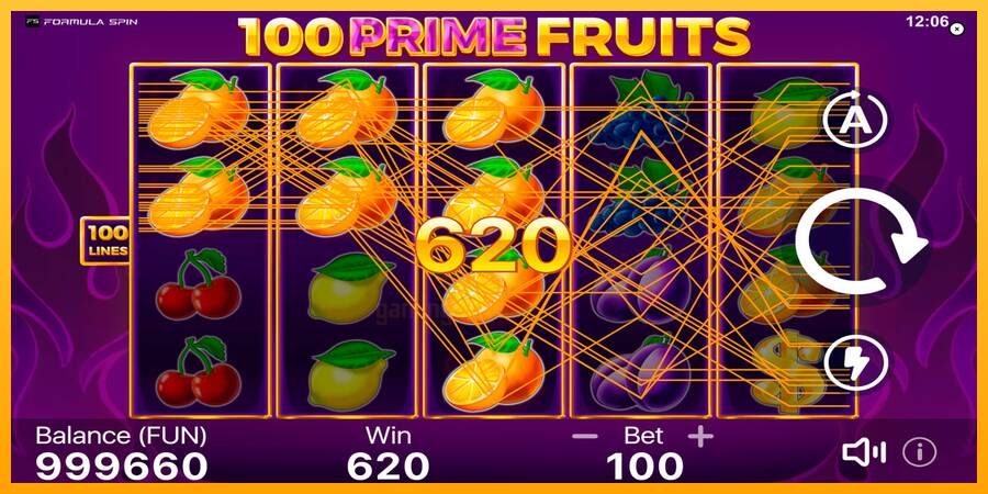 100 Prime Fruits gaming machine for money, picture 4