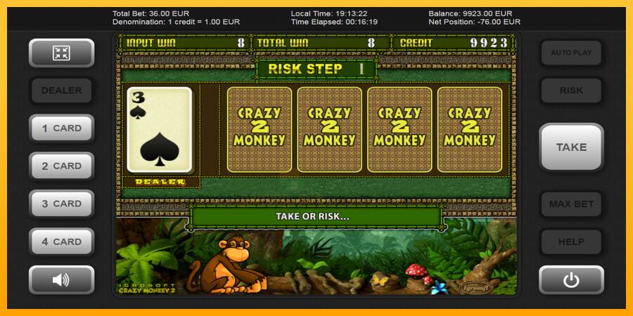 Crazy Monkey 2 gaming machine for money, picture 4