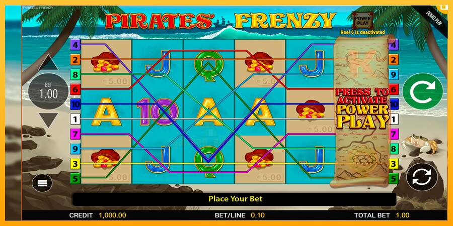 Pirates Frenzy gaming machine for money, picture 1