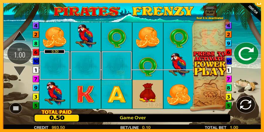 Pirates Frenzy gaming machine for money, picture 2