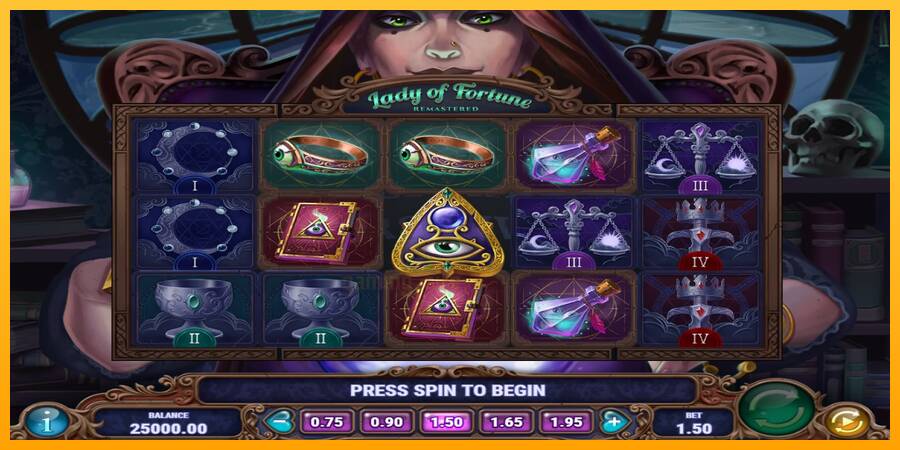 Lady of Fortune Remastered gaming machine for money, picture 1