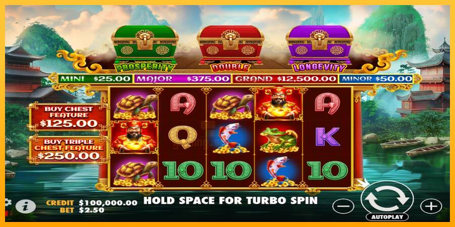 Chests of Cai Shen gaming machine for money, picture 1