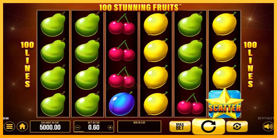 100 Stunning Fruits gaming machine for money, picture 1