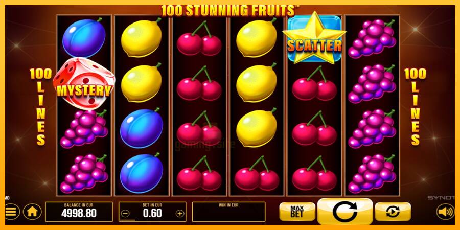 100 Stunning Fruits gaming machine for money, picture 2