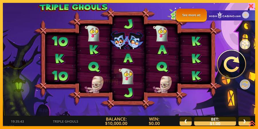 Triple Ghouls gaming machine for money, picture 1