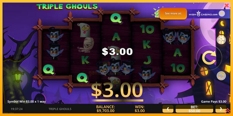 Triple Ghouls gaming machine for money, picture 2