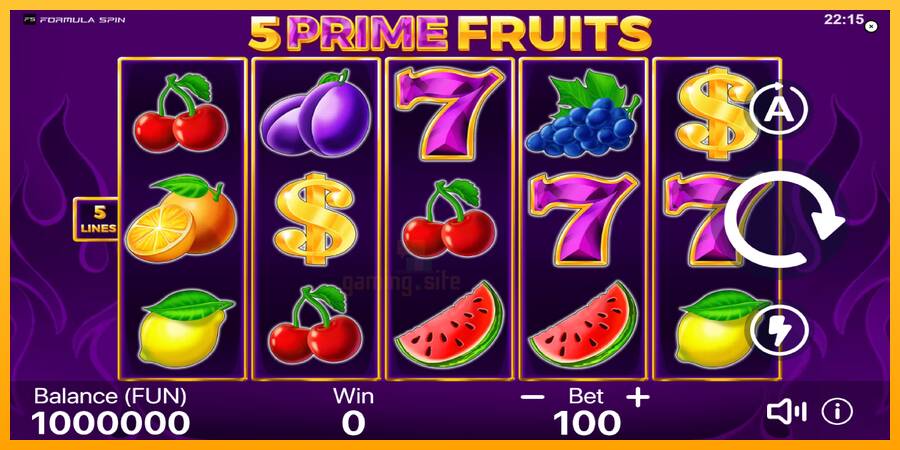 5 Prime Fruits gaming machine for money, picture 2