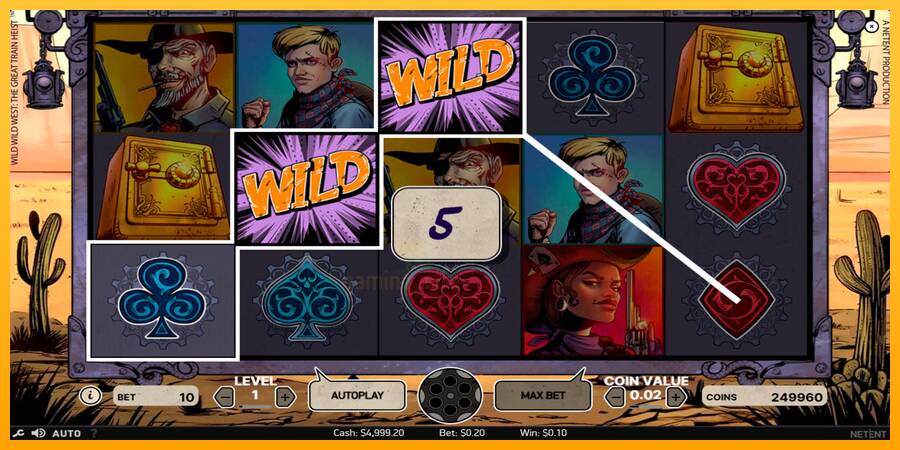 Wild Wild West gaming machine for money, picture 3