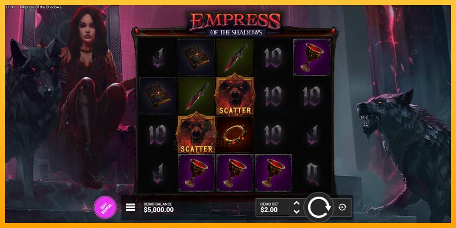 Empress of the Shadows gaming machine for money, picture 2