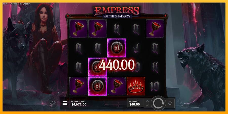 Empress of the Shadows gaming machine for money, picture 4