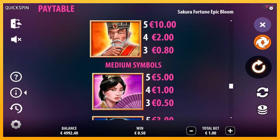 Sakura Fortune Epic Bloom gaming machine for money, picture 6