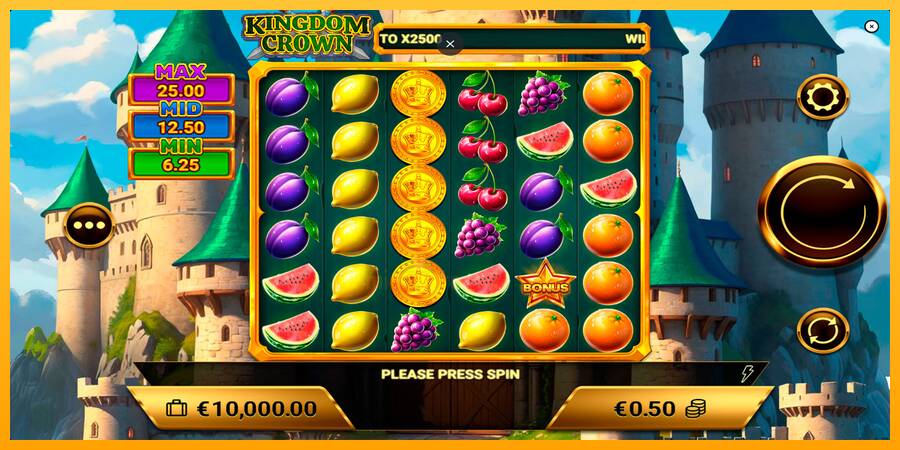 Kingdom Crown gaming machine for money, picture 1